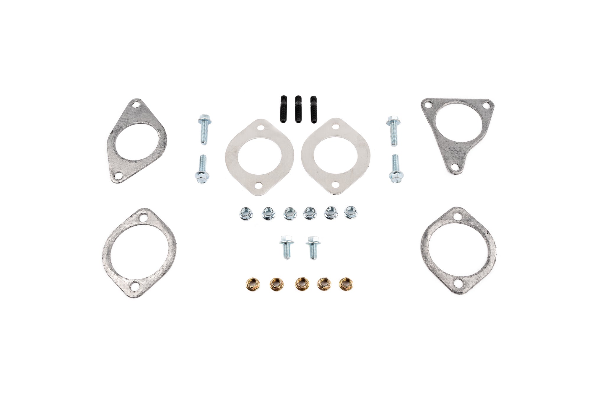 Gaskets, studs, nuts and bolts included with the AMS street lower downpipes for Q50, Q60 and Nissan Z