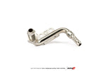 Stainless hard line fitting from the AMS Alpha FPR and fuel line kit