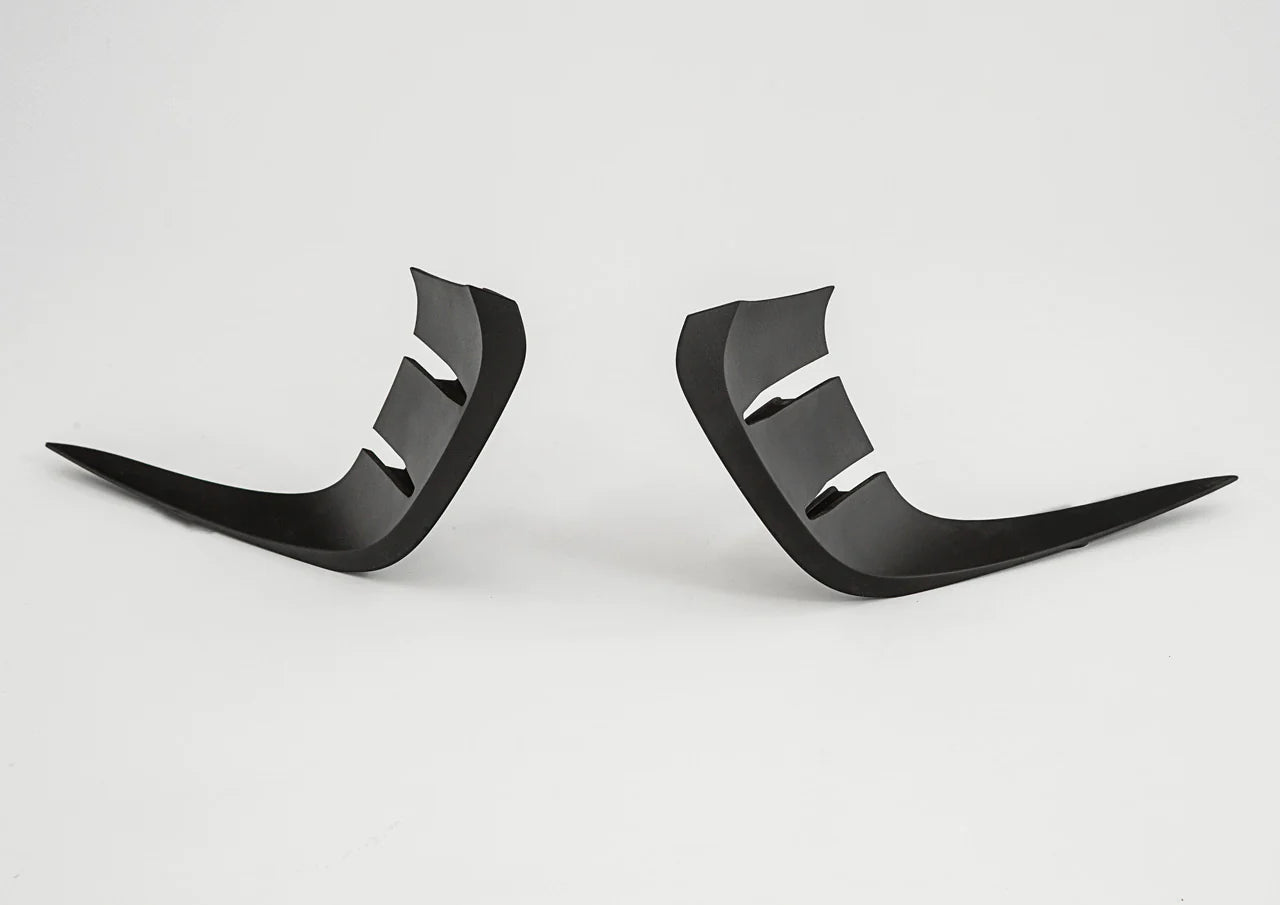 A front view of TECHART Aero Wings for Porsche 991.1 Turbo until MY16 with a white background