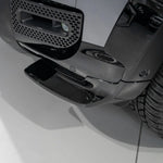 Urban front bumper canard fitted to the lower bumper of a Land Rover Defender