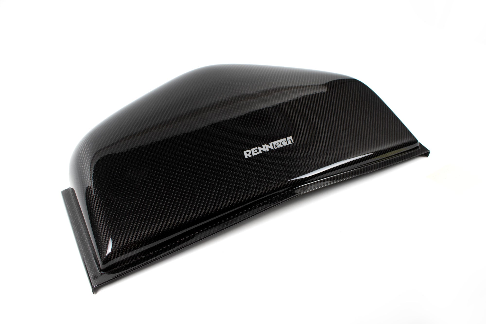 RennTech pulley cover at an angle - R1 Performance Package for the 1999-2002 E 55 AMG