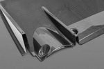 Close-up of Capristo 4C carbon diffuser fin and tip opening