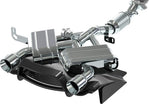 Render of Capristo Alfa Romeo 4C valved exhaust with carbon diffuser