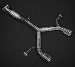 Capristo Alfa Romeo 4C free flow exhaust with downpipe and twin tips