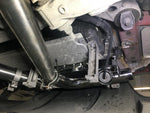 Capristo connecting pipe and valve section installed under the Giulia, close-up