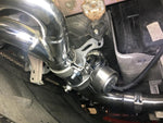 Capristo valve actuator and polished pipe fitted under a Giulia Quadrifoglio