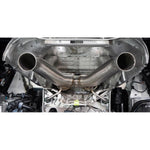 Fabspeed Artura Supersport X-pipe installed, rear view