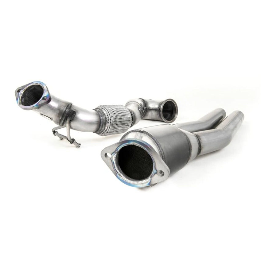Milltek Sport downpipe and connecting pipework for 2017+ Audi RS3 Saloon / Sedan 400PS - Non-OPF/GPF Models, product photo (photo 2)
