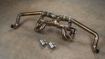 Titanium F1 exhaust Audi R8 V10: angled system and adapters