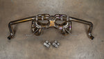 Titanium F1 exhaust Audi R8 V10: system and adapters laid out