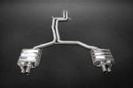 Capristo valved exhaust with mid-pipes for the Audi RS6/RS7 C7, polished stainless