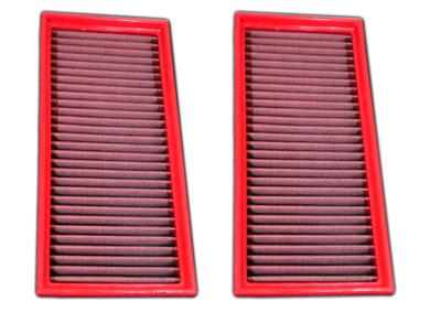 Pair of red performance air filters supplied with the package - R1 Performance Package for the 2013-2016 GL 63 AMG