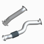 wide view Capristo Exhaust Catless Downpipes for BMW M3/M4 G80/G82 2020+ with white background