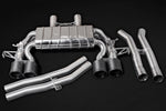 Capristo G8X valved muffler, mid-silencer spare and OPF replacement laid out