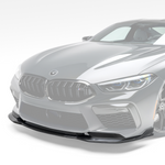 M8 VRS front spoiler, faded view highlighting carbon lip