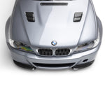 E46 M3 V-CSL front bumper, top-down front view