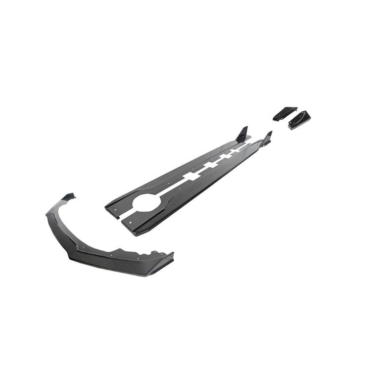 A front view of APR Performance Carbon Fiber Aero Kit Subaru BRZ 2022+ with white background