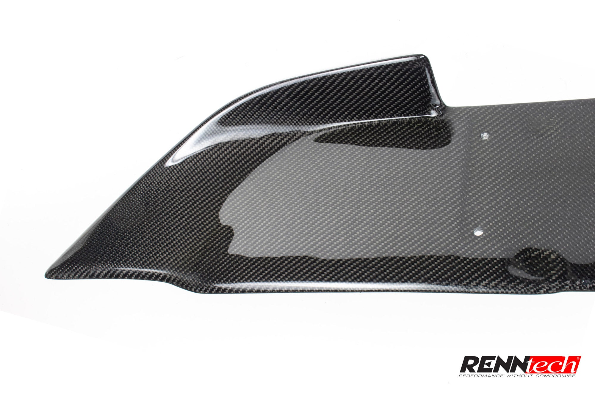 Black Series bumperette delete edge close up - Carbon Bumperette Delete for the 2021 AMG GT Black Series