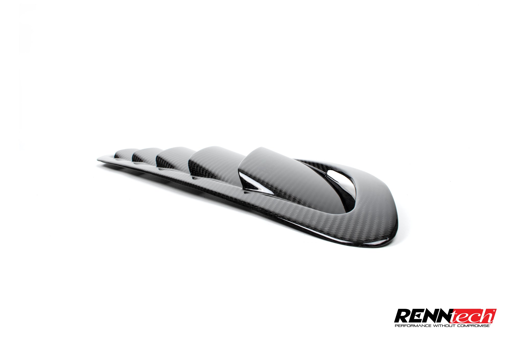 Black Series extractor insert in profile - Carbon Fender Extractor Inserts for the 2021 AMG GT Black Series