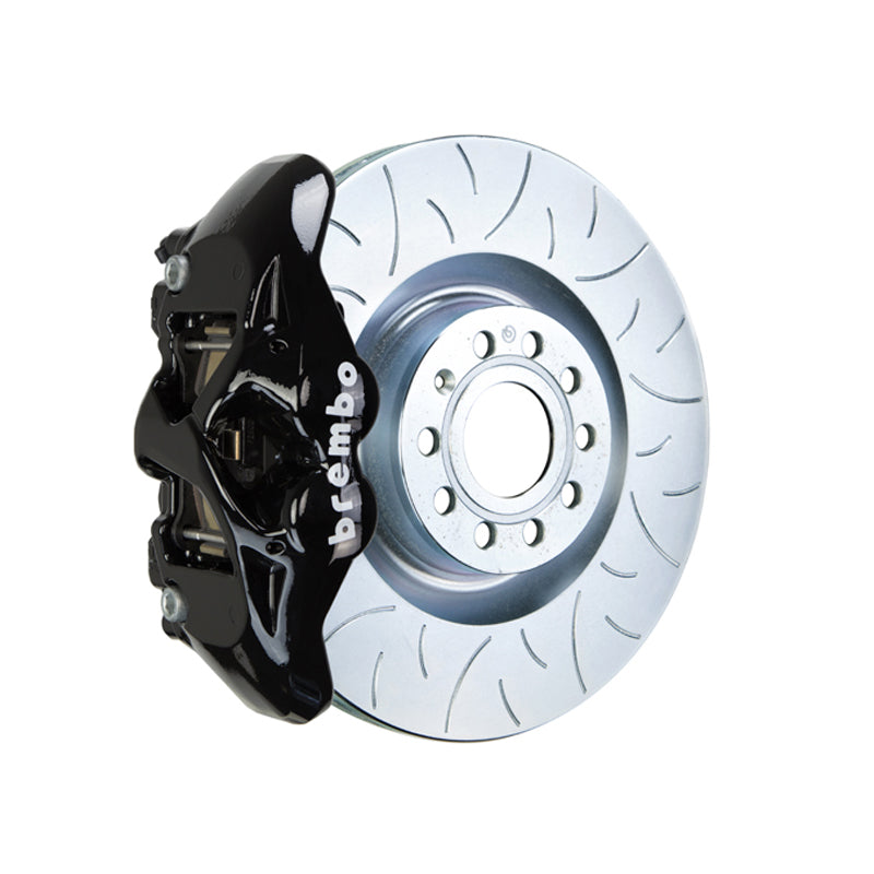 BRZ ZD8 Brembo GT 4-piston front kit, black caliper, 326mm type 1 slotted 1-piece disc