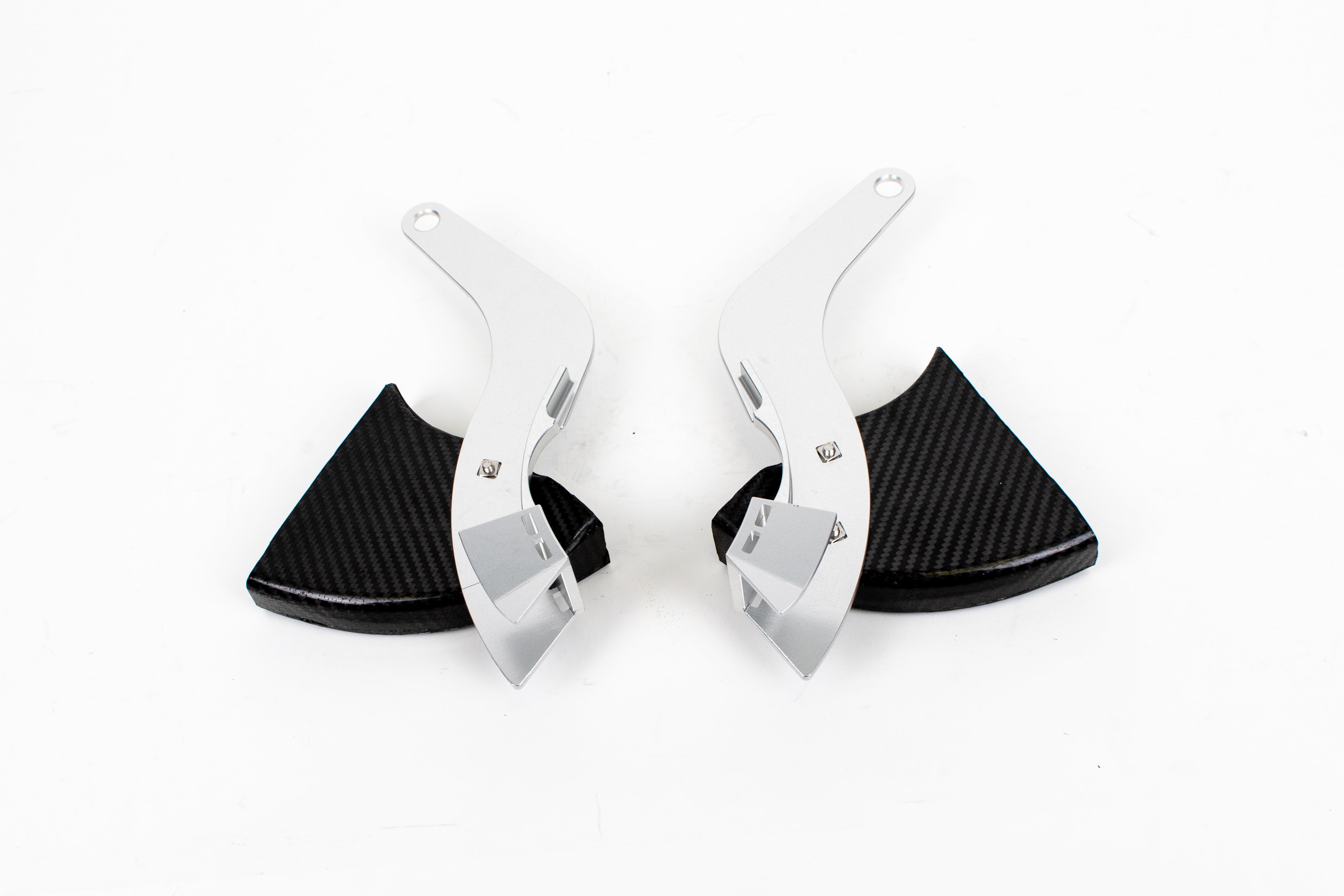 Carbon brake cooling scoops from the inlet side - Carbon Brake Cooling Kit for the 2016-2021 AMG GT