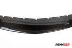Close-up of the splitter leading edge with the mounting tabs along the top