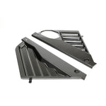 A top view of the engine appearance panels of the APR Performance Engine Cover Package Chevrolet Corvette C8 2020-2023 with white background