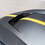 CTR vented hood on Ferrari 458, macro close-up of vent