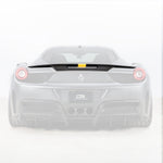 458 CTR decklid spoiler, faded rear view