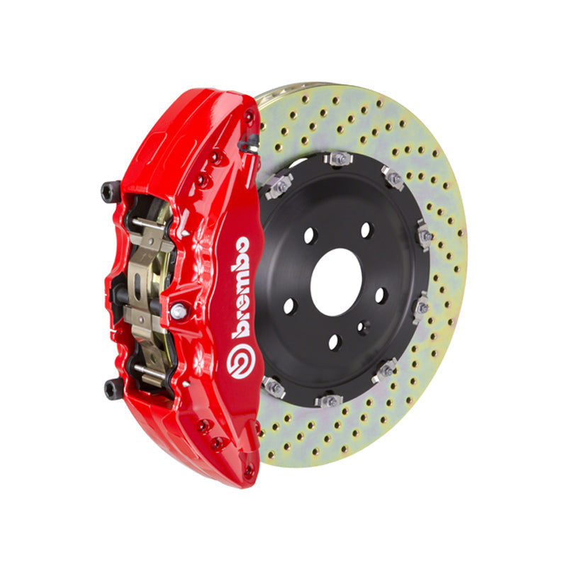 Grand Cherokee Brembo GT 6-piston front kit, red caliper, 380mm drilled 2-piece disc