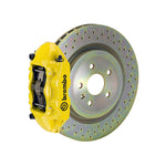 Focus Brembo GT 4-piston front kit, yellow caliper, 336mm drilled 1-piece disc