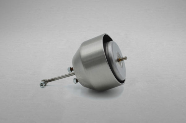 close side view of Capristo Valve Diaphragm with grey background