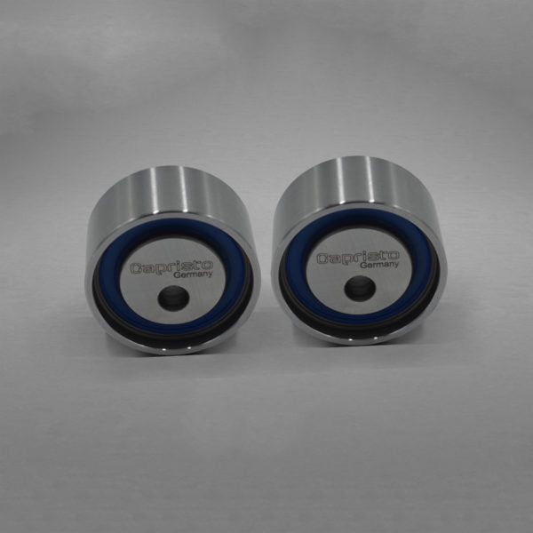 wide view of Capristo Tensioner Bearings for Ferrari 355 1994-1999 with white background