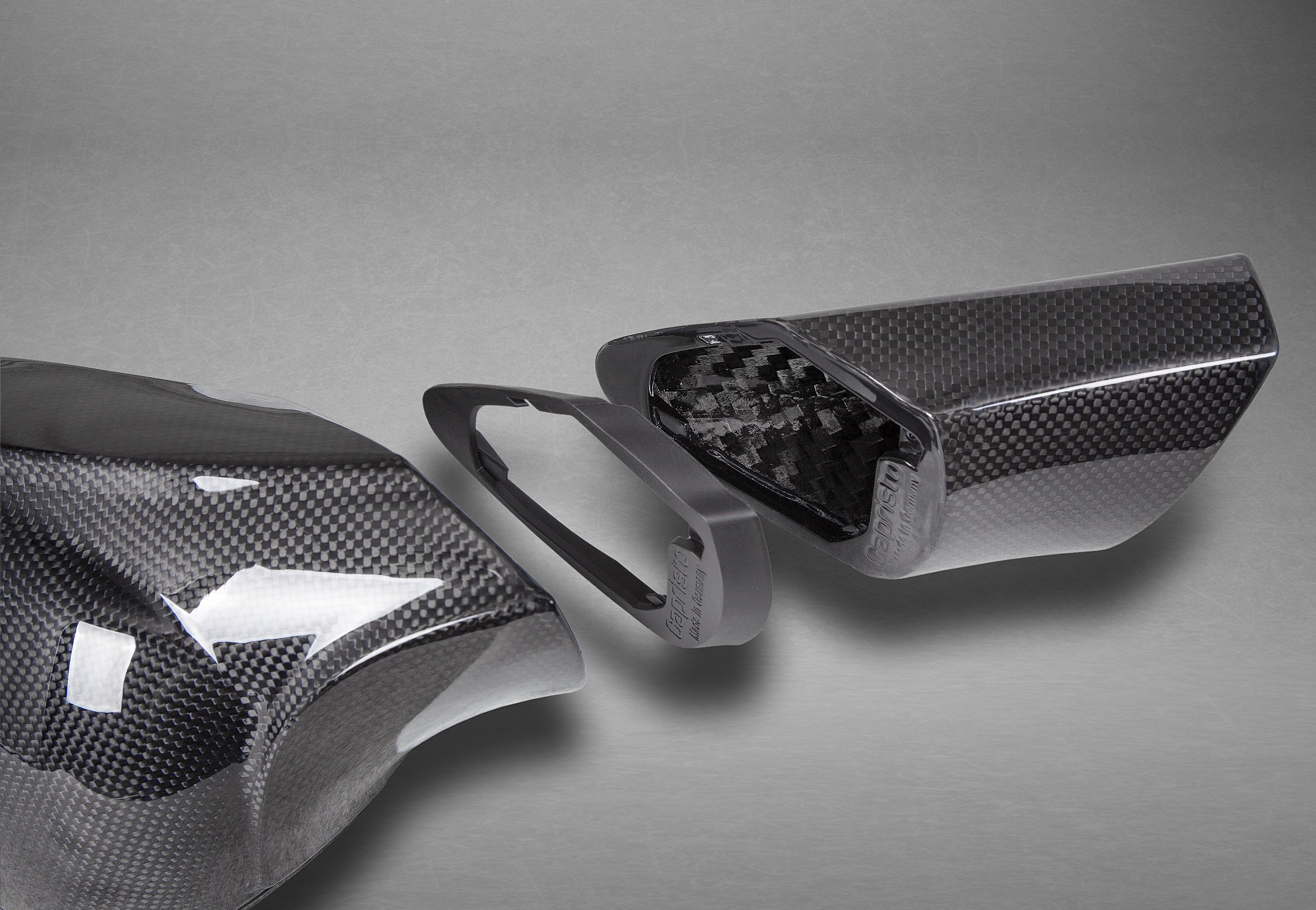 Capristo Ferrari 488 / F8 carbon mirror parts, exploded view