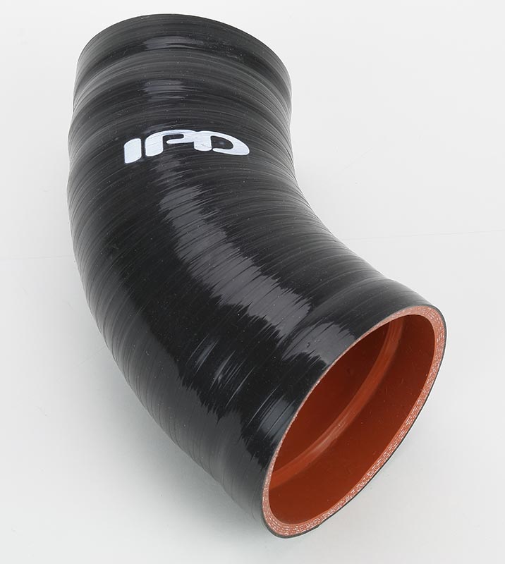 IPD black silicone intake elbow hose with reinforced orange liner - IPD for Porsche 997.1 Carrera