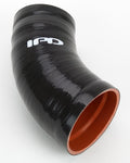 Black IPD silicone intake hose with red liner, included to fit the factory air box - IPD for Porsche 996 Carrera