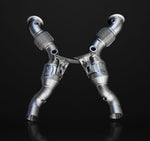 IPE SS Catted Downpipe for Ferrari F8 Tributo / Spider 2020-2025