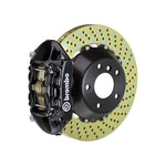 G63 AMG Brembo GT 4-piston rear kit, black caliper (P family), 380mm drilled 2-piece disc