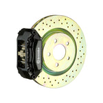 E46 3 Series Brembo GT 4-piston front kit, black caliper, 320mm drilled 1-piece disc
