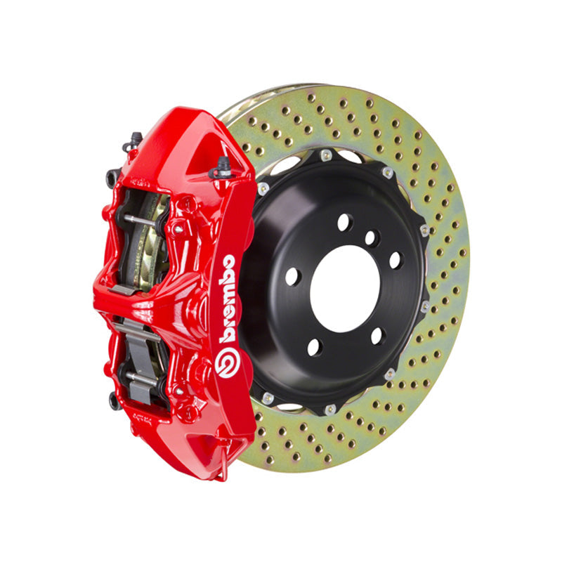 Charger Brembo GT 6-piston front kit, red caliper, 355mm drilled 2-piece disc