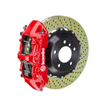 370Z Brembo GT 6-piston front kit, red caliper, drilled 2-piece disc