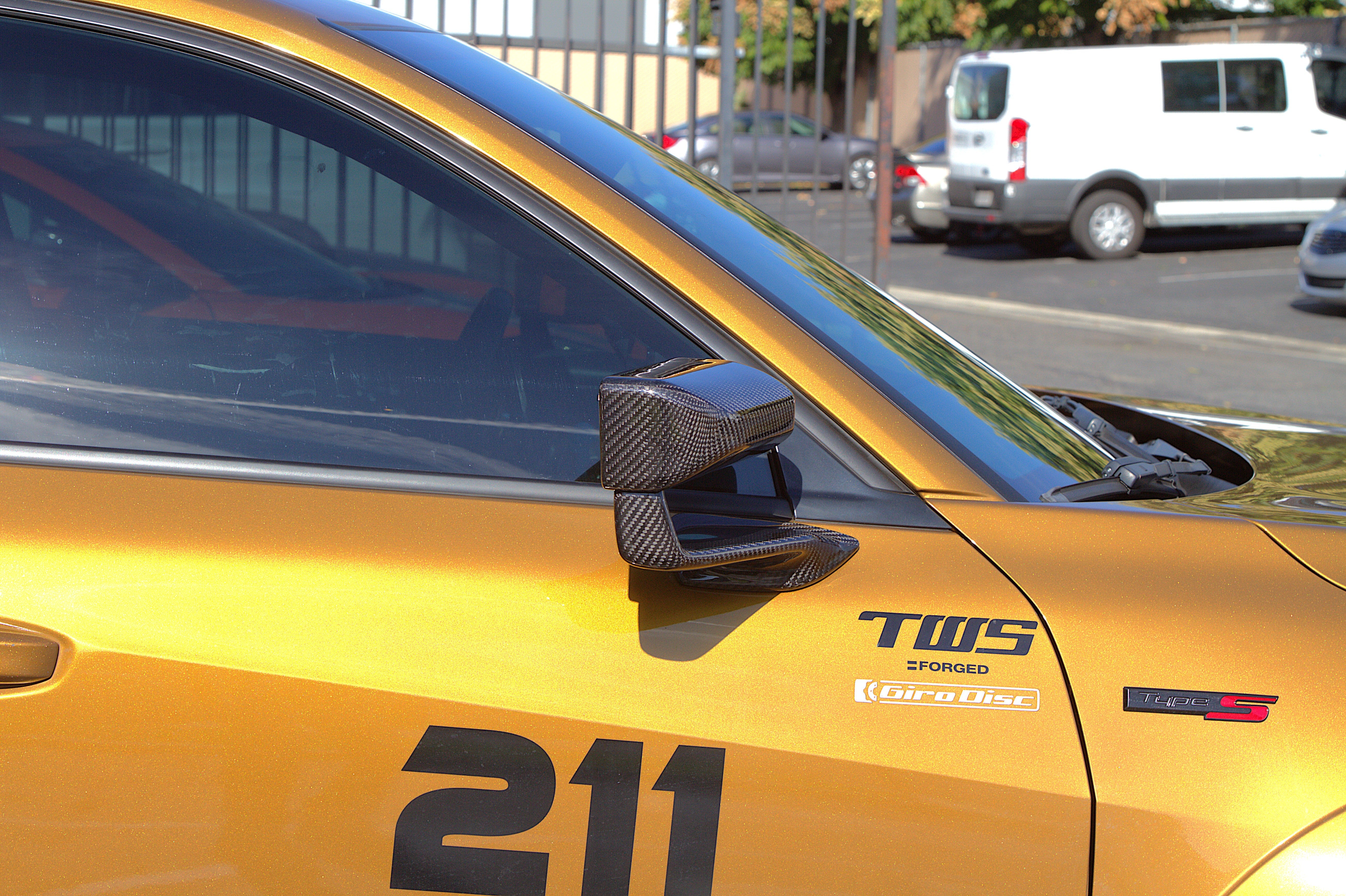 APR Performance Carbon Fiber GT-2 Aero Mirror Acura DE5 Integra Type S ...