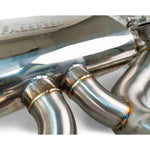 Fabspeed-etched crossover on the Cayenne E3 valved Maxflo exhaust