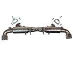 Fabspeed 993 Carrera X-pipe exhaust with hangers, top view