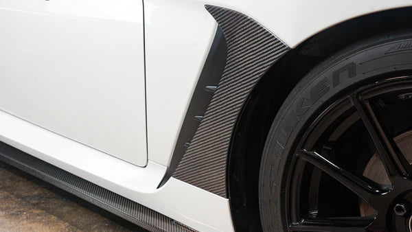 APR Performance Fender Cover Toyota GR86 / Subaru BRZ fitment close up shot