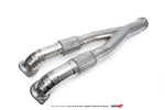 AMS Alpha 102mm titanium mid pipe with dual flex sections