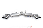Rear section with twin mufflers of the AMS Alpha GT-R titanium exhaust