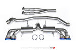 AMS Alpha 102mm titanium exhaust for the R35 GT-R, full system with clamps