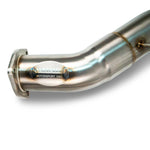 Outlet flange and bend on the Fabspeed Cayenne V8 sport cat