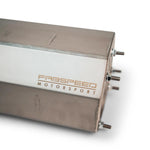 Fabspeed Motorsport logo on the GT3 titanium center muffler